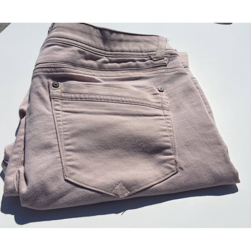 Democracy "Ab" technology Mid-Rise Blush Pink Ankle Skinny Pants Jeans Size 14